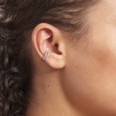 Bague D'oreille Unitaire Widar Argent Blanc Oxyde - Boucles d'oreilles Ear cuffs Femme | Marc Orian