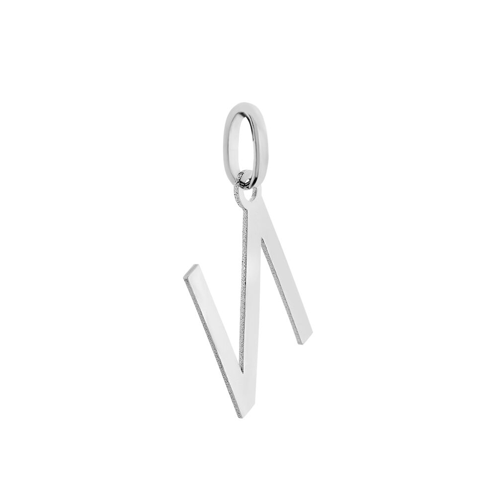 Pendentif Ionia Lettre Or Blanc - Pendentifs Famille | Marc Orian