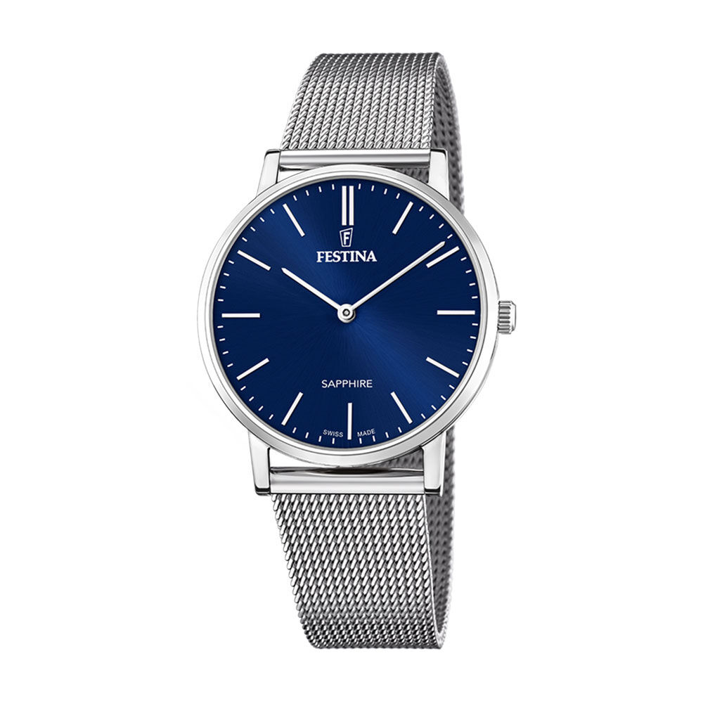 Montre Festina Swiss Made 39 Bleu London - Montres classiques Homme | Marc Orian