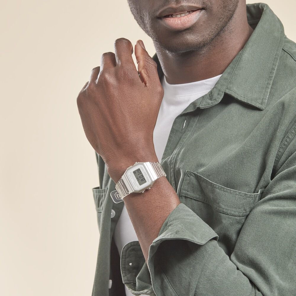 Montre Casio Collection Vintage Edgy Blanc - Montres étanches Unisex | Marc Orian