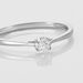 Bague Solitaire Or Blanc Solenia Diamant - Solitaires Femme | Marc Orian