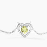 Collier Suzon Argent Blanc Oxyde De Zirconium - Colliers avec pierres Femme | Marc Orian