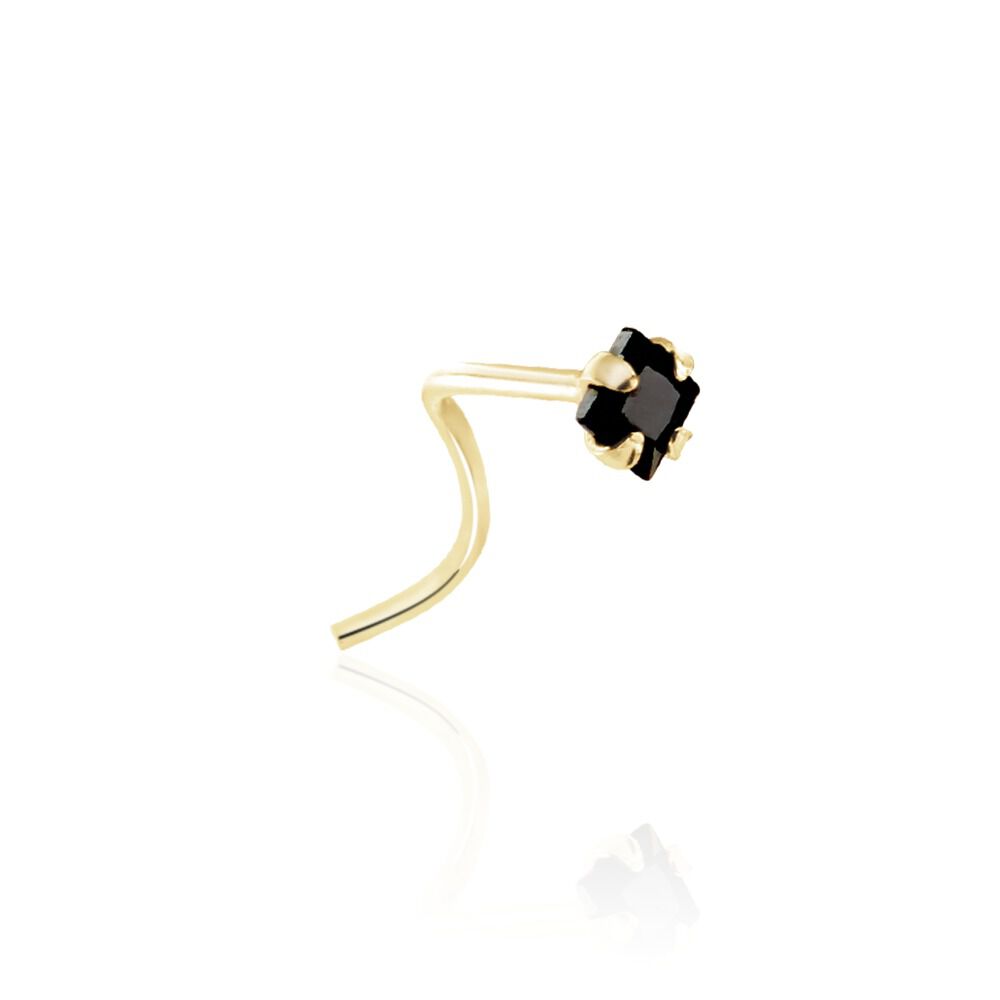 Piercing De Nez Or Jaune Oxyde De Zirconium - Piercing Nez Femme | Marc Orian