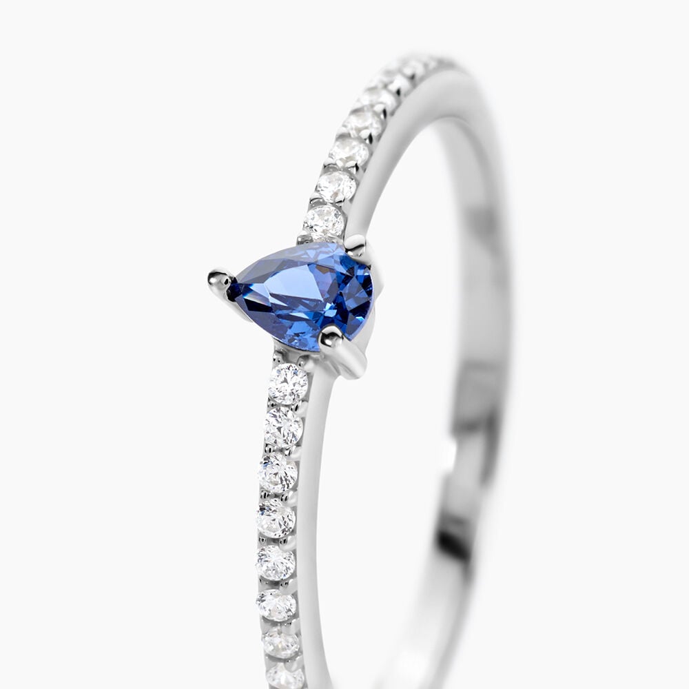 Bague Clova Argent Blanc Oxyde De Zirconium - Bijoux fantaisie Femme | Marc Orian