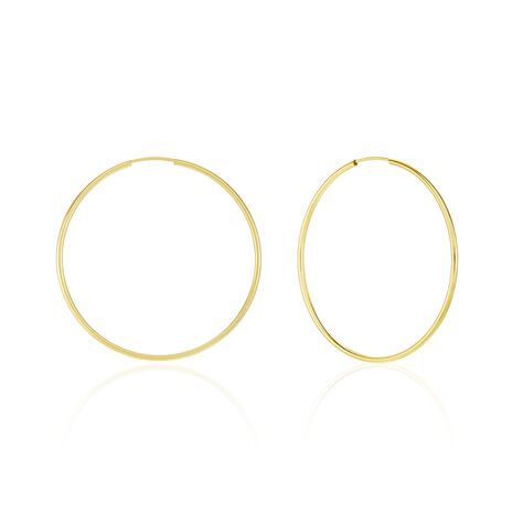 Créoles Dominae Flexible Or Jaune - Créoles Femme | Marc Orian