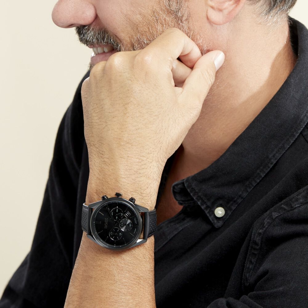 Montre Boss Champion Noir - Montres étanches Homme | Marc Orian