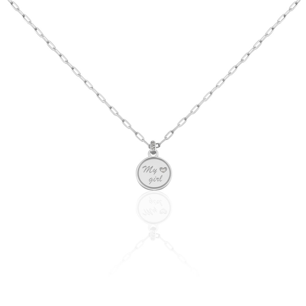 Collier Argent Caspar Oxydes De Zirconium - Colliers avec pierres Femme | Marc Orian