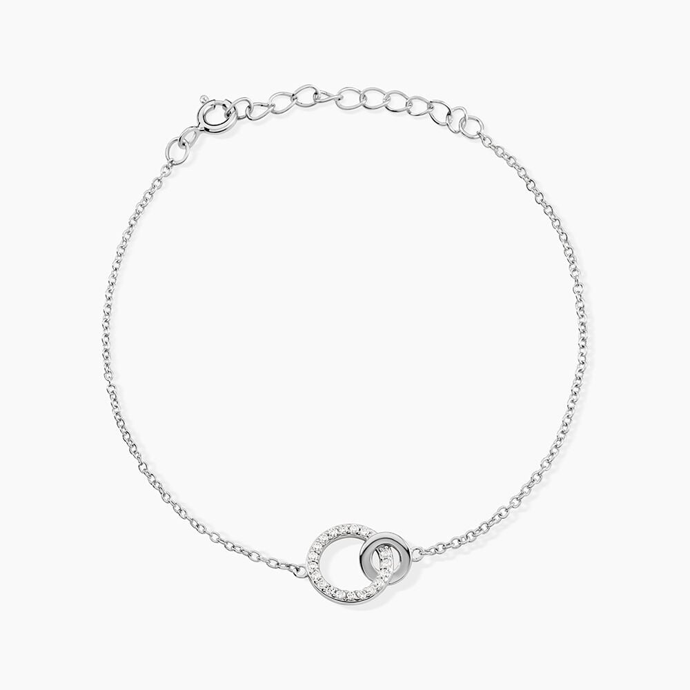 Bracelet Fant Argent Blanc Oxyde De Zirconium - Bracelets fantaisie Femme | Marc Orian