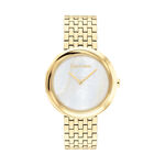 Montre Calvin Klein Twisted Bezel Blanc - Montres classiques Femme | Marc Orian