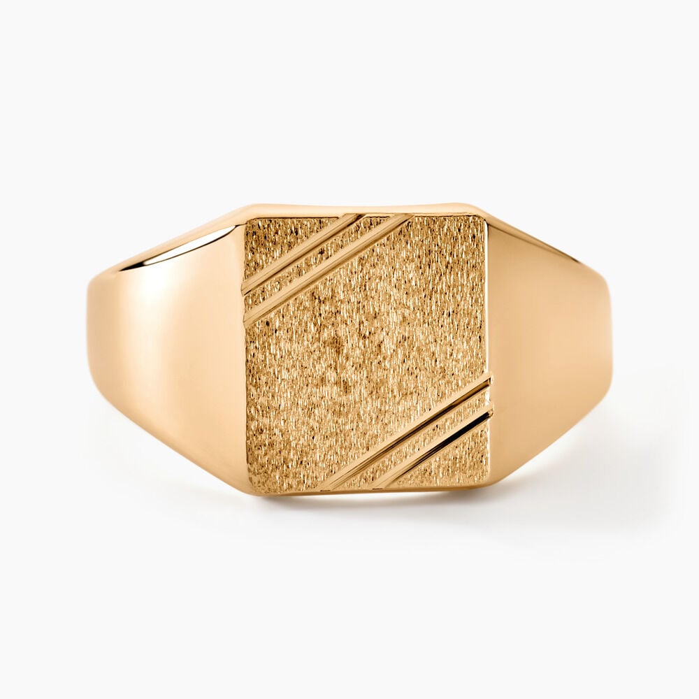 Chevali&egrave;re Daniel Plaqu&eacute; Or Jaune - Bijoux personnalis&eacute;s Homme | Marc Orian