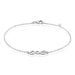 Bracelet Yolaine Argent Blanc Oxyde De Zirconium - Bracelets chaînes Femme | Marc Orian