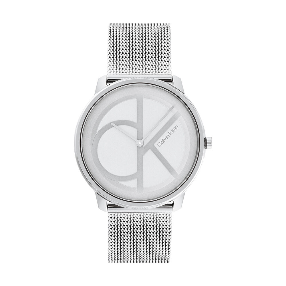 Montre Calvin Klein Iconic Mesh Argent - Montres &eacute;tanches Femme | Marc Orian
