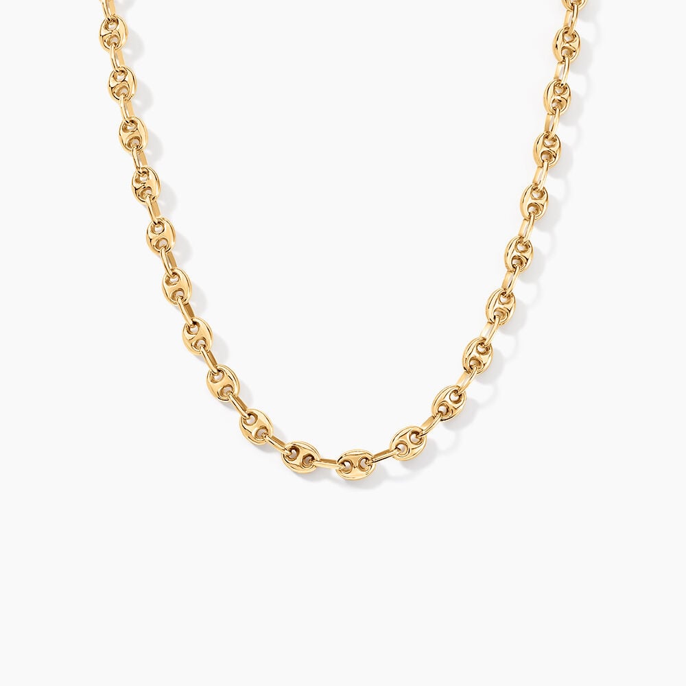 Collier Maille Dami Maille Grain De Cafe Or Jaune - Chaines Homme | Marc Orian