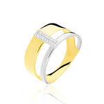 Bague Rainbow Or Bicolore Diamant - Bagues pierres pr&eacute;cieuses Femme | Marc Orian
