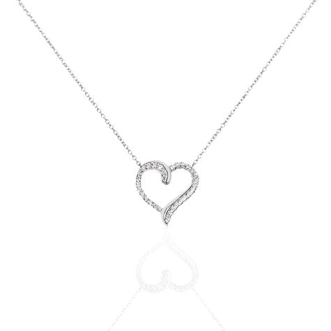 Collier Miliza Argent Blanc Oxyde De Zirconium - Colliers avec pierres Femme | Marc Orian