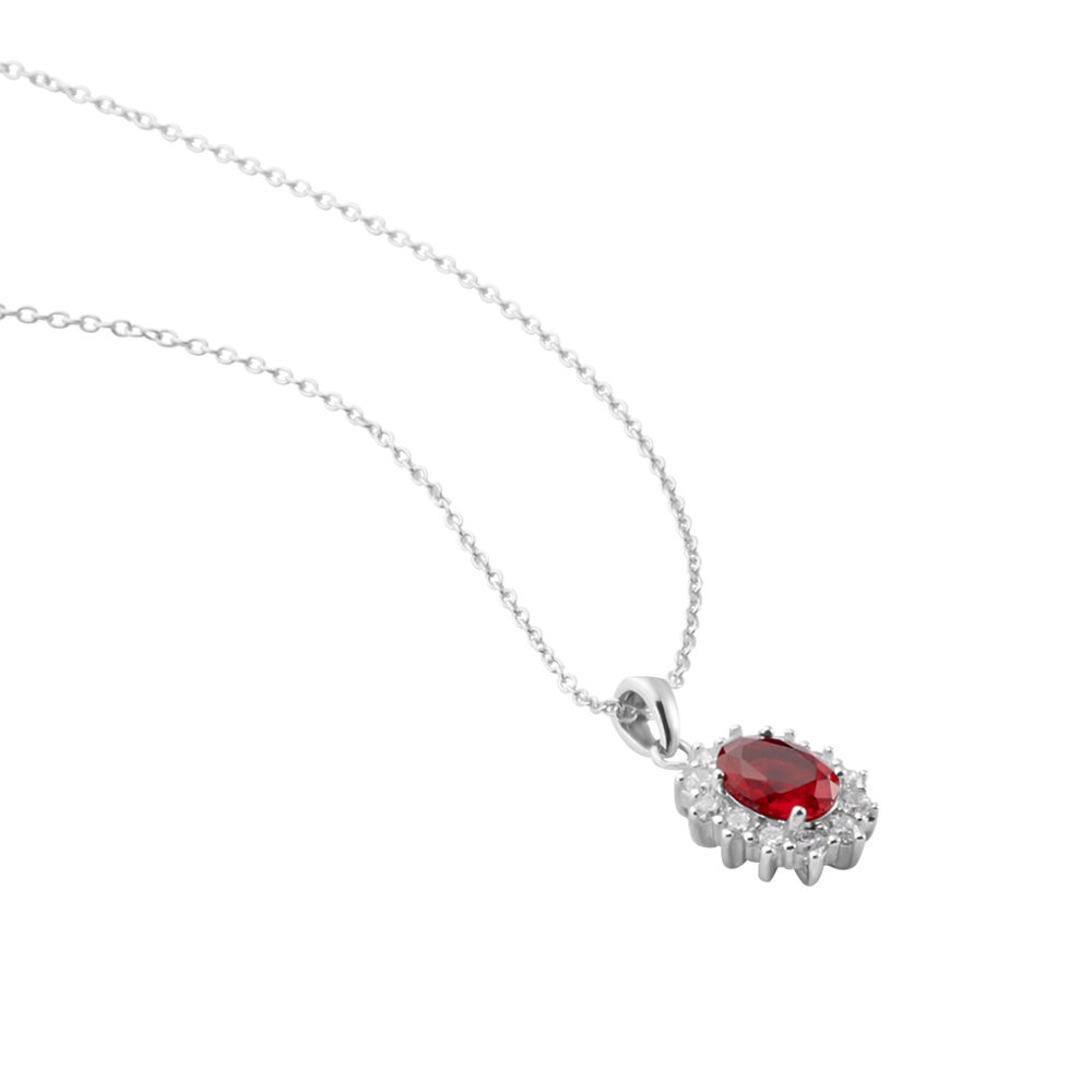 Collier Perez 2 Argent Blanc Oxyde De Zirconium - Colliers solitaires Femme | Marc Orian
