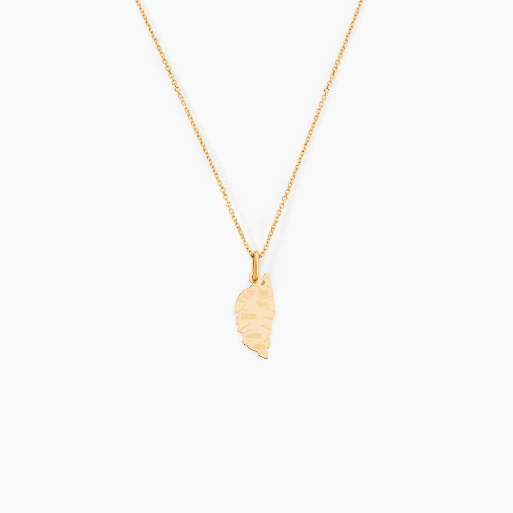 Pendentif Gaietana Corse Or Jaune - Pendentifs Famille | Marc Orian