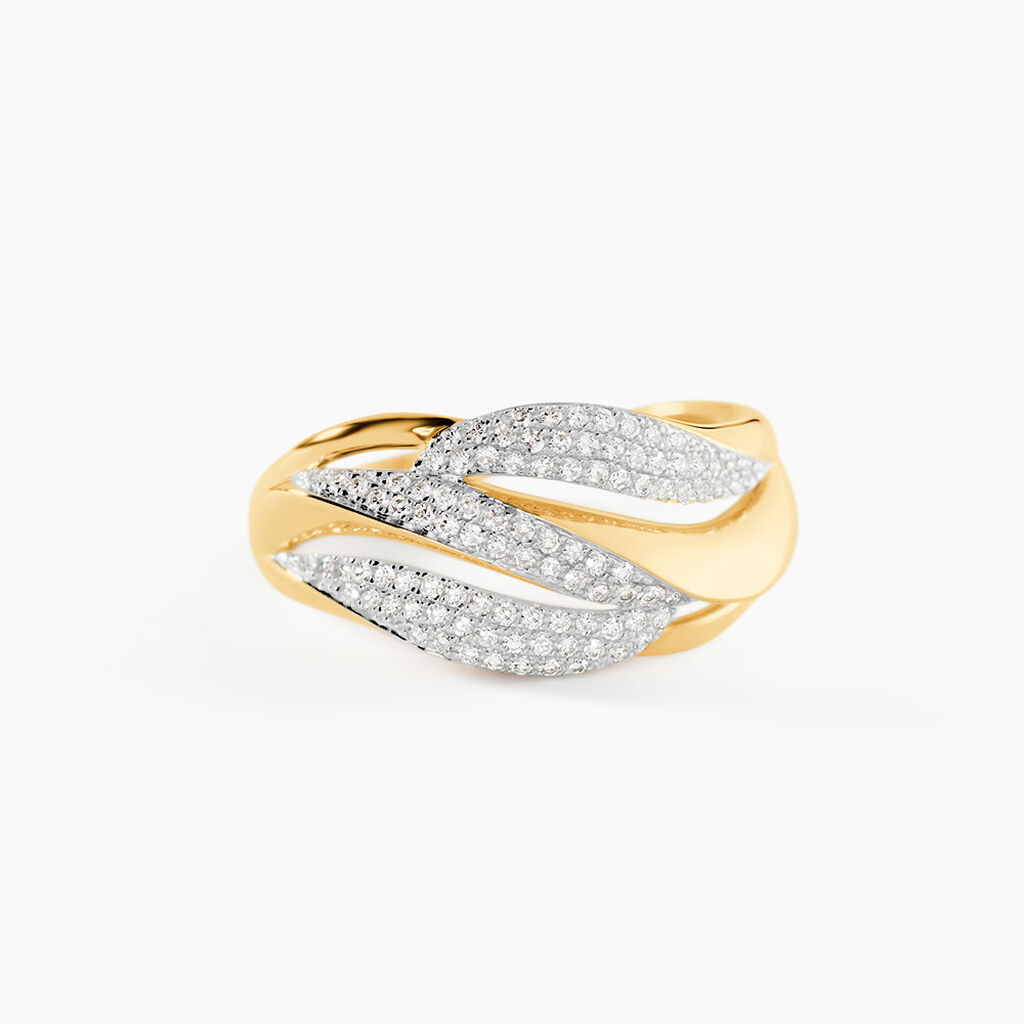 Bague Atlantide Or Jaune Diamant - Parures de mariage Femme | Marc Orian