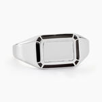 Chevali&egrave;re Manny Argent Blanc - Bijoux fantaisie Homme | Marc Orian