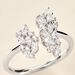 Bague Précieux Flocon Argent Blanc Oxyde De Zirconium - Bijoux fantaisie Femme | Marc Orian