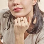 Bague Tina Or Jaune Quartz Et Oxyde De Zirconium - Bagues avec pierre Femme | Marc Orian