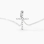 Collier Norine Argent Blanc Oxyde De Zirconium - Colliers avec pierres Femme | Marc Orian