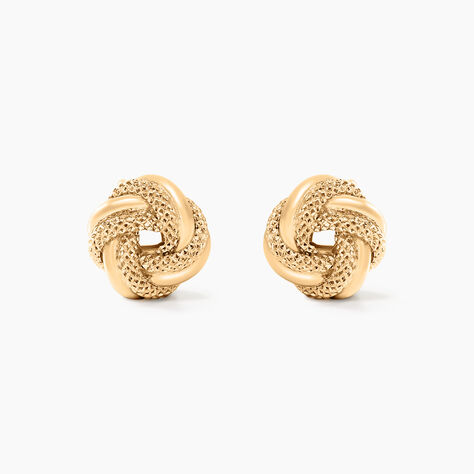 Boucles D'oreilles Puces Or Jaune Campanula - Puces Femme | Marc Orian