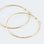 Cr&eacute;oles Anusha Plaqu&eacute; Or Jaune - Grosses cr&eacute;oles Femme | Marc Orian