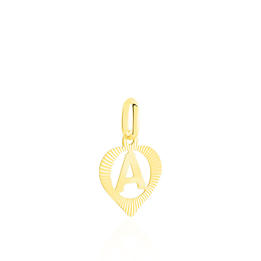 Pendentif Eudocie Coeur Lettre Or Jaune - Pendentifs Femme | Marc Orian
