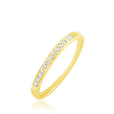 Alliance Juliette Or Jaune Diamant - Alliances Femme | Marc Orian