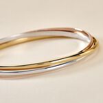 Bracelet Jonc Annie-france Plaqu&eacute; Or Tricolore - Bracelets joncs Femme | Marc Orian