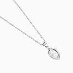 Collier Arone Argent Blanc Oxyde De Zirconium - Colliers avec pierres Femme | Marc Orian