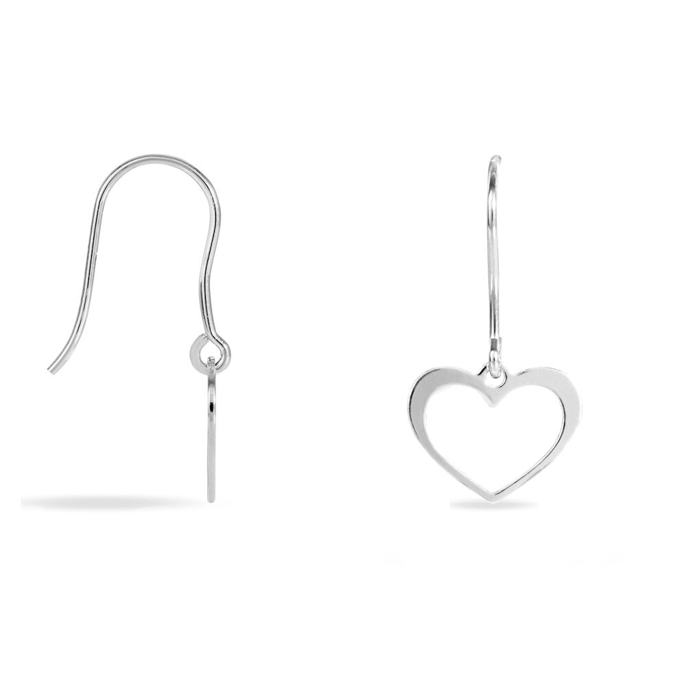Boucles D'oreilles Pendantes Cosima Argent Blanc - Pendantes Femme | Marc Orian