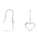 Boucles D'oreilles Pendantes Cosima Argent Blanc - Pendantes Femme | Marc Orian