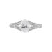 Bague Solitaire Or Blanc Regis Oxyde De Zirconium - Solitaires Femme | Marc Orian