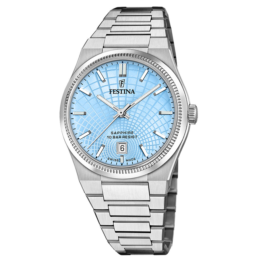 Montre Festina Swiss Made Bleu Sky - Montres étanches Homme | Marc Orian