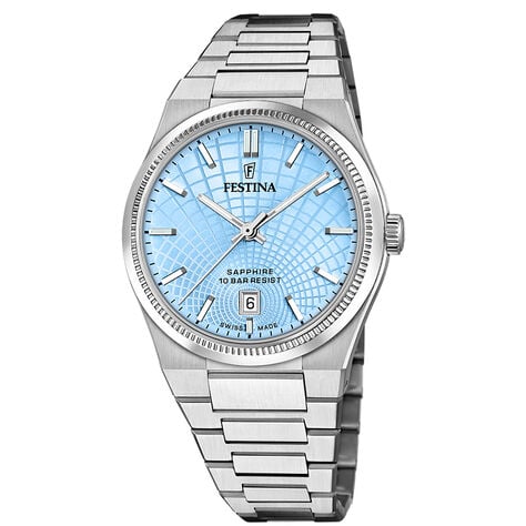 Montre Festina Swiss Made Bleu Sky - Montres étanches Homme | Marc Orian