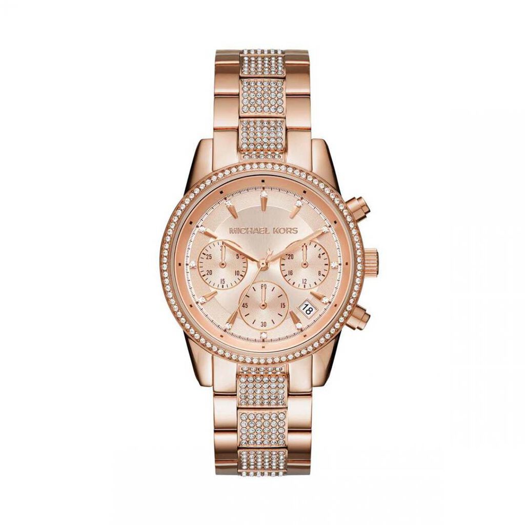 Montre Michael Kors BRYANT Rose - Montres &eacute;tanches Femme | Marc Orian