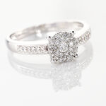 Bague Serena Or Blanc Diamant - Parures de mariage Femme | Marc Orian