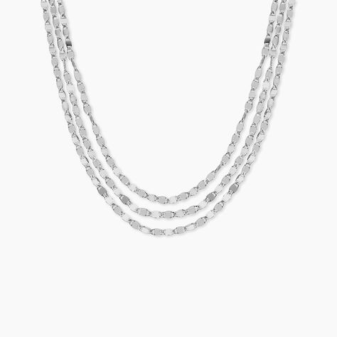 Collier Argent Mavr - Colliers multirangs Femme | Marc Orian