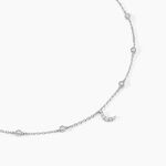 Collier Astria Argent Blanc Oxyde De Zirconium - Colliers avec pierres Femme | Marc Orian