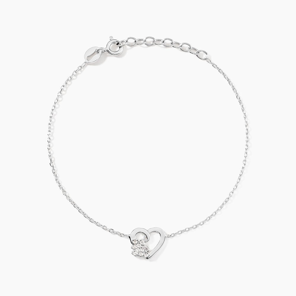Bracelet Lucianna Argent Blanc Oxyde De Zirconium - Nouveautés Femme | Marc Orian