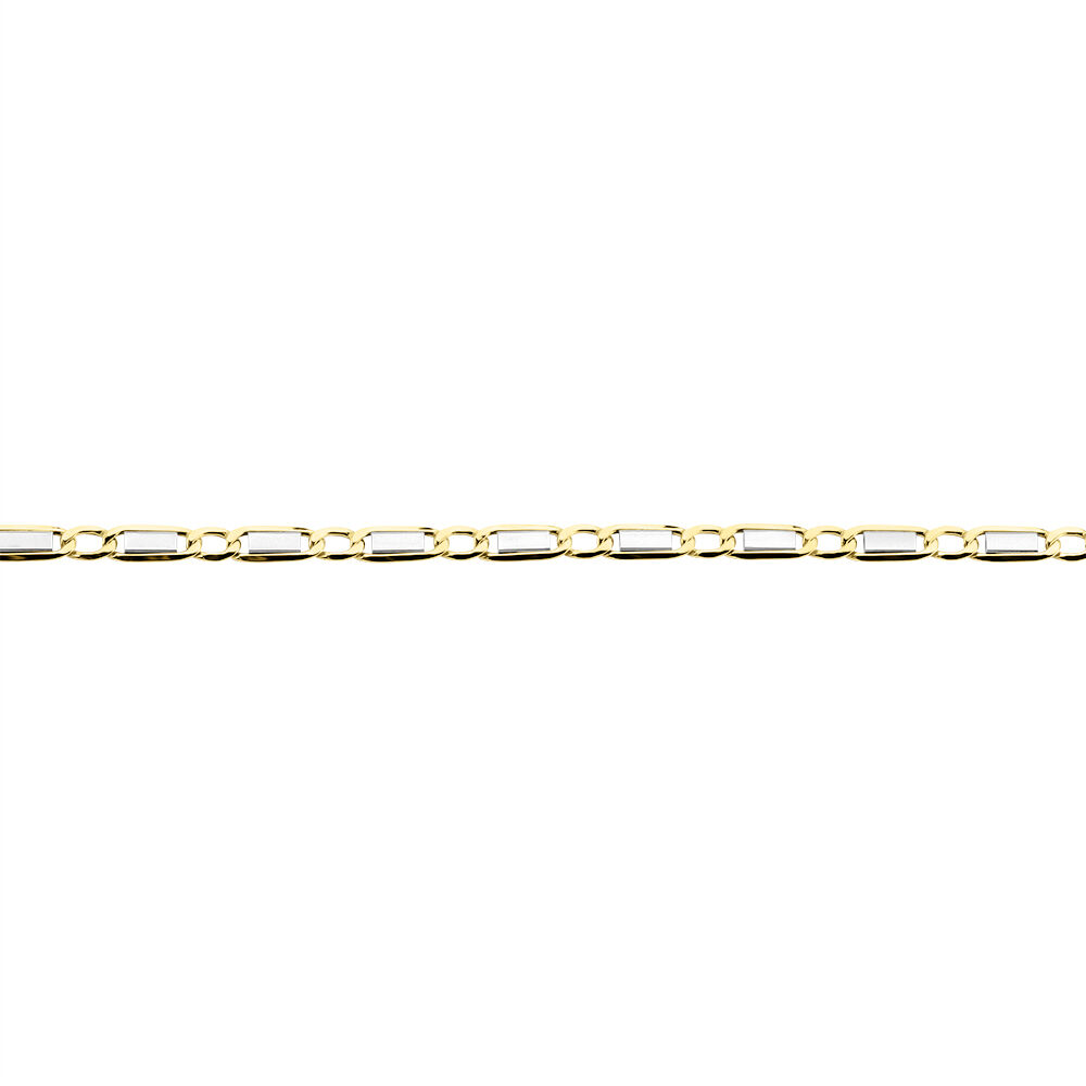 Collier Danae Plaquette Or Bicolore - Chaines Homme | Marc Orian