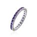 Bague Rio Argent Blanc Oxyde De Zirconium