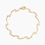 Bracelet Ayda Plaqu&eacute; Or Jaune Oxyde De Zirconium - Bracelets cha&icirc;nes Femme | Marc Orian