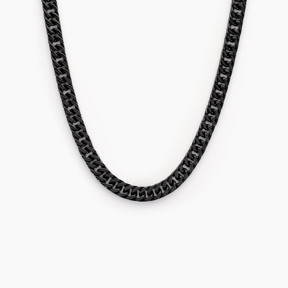 Collier Torino Acier Noir - Colliers Homme | Marc Orian