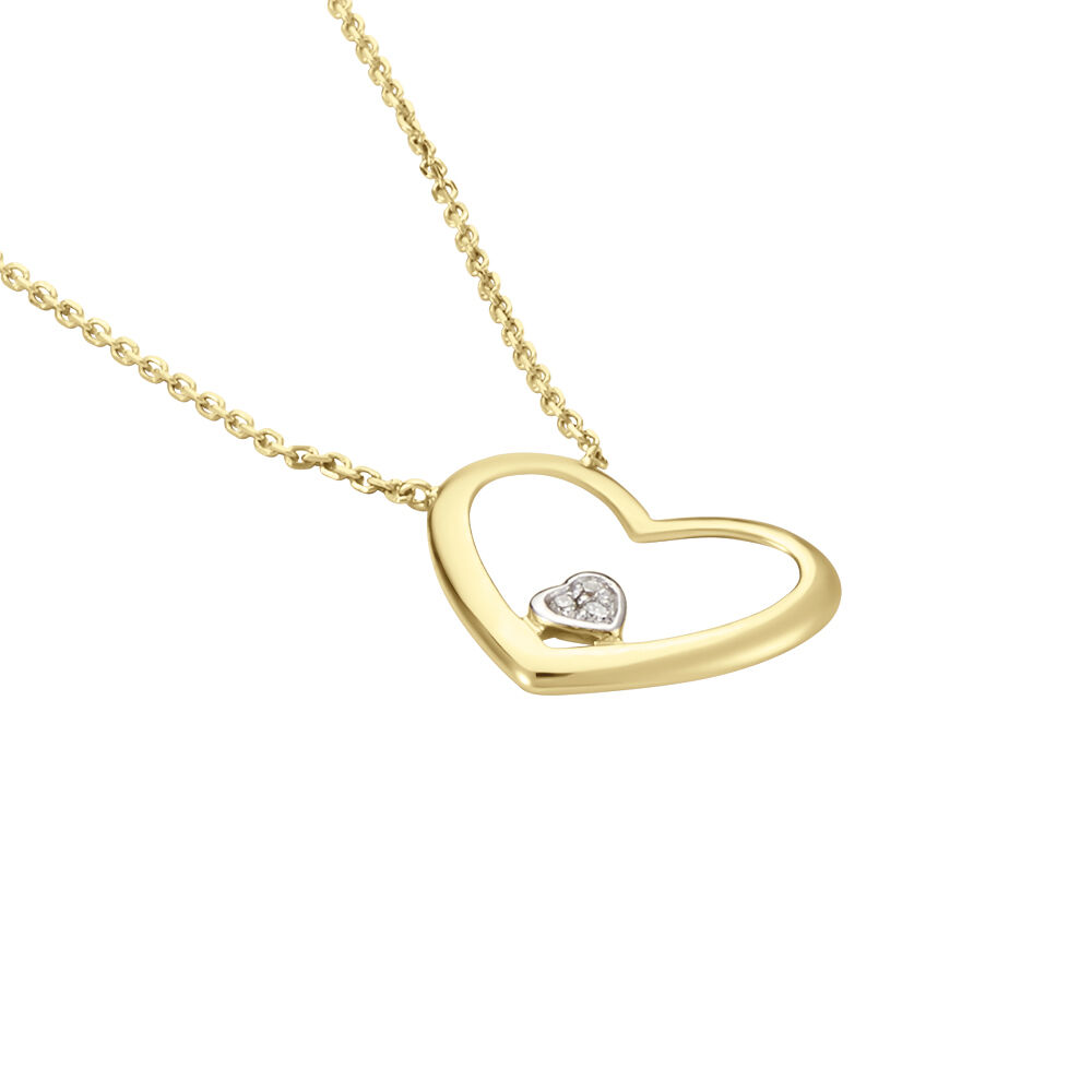 Collier Or Jaune Adan Diamants - Colliers avec pierres Femme | Marc Orian