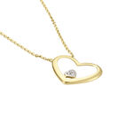 Collier Or Jaune Adan Diamants - Colliers avec pierres Femme | Marc Orian