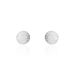 Boucles D'oreilles Puces Ayana Argent Blanc - Puces Femme | Marc Orian
