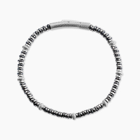 Bracelet Naturel Autres Noir H&eacute;matite - Bracelets cha&icirc;nes Homme | Marc Orian